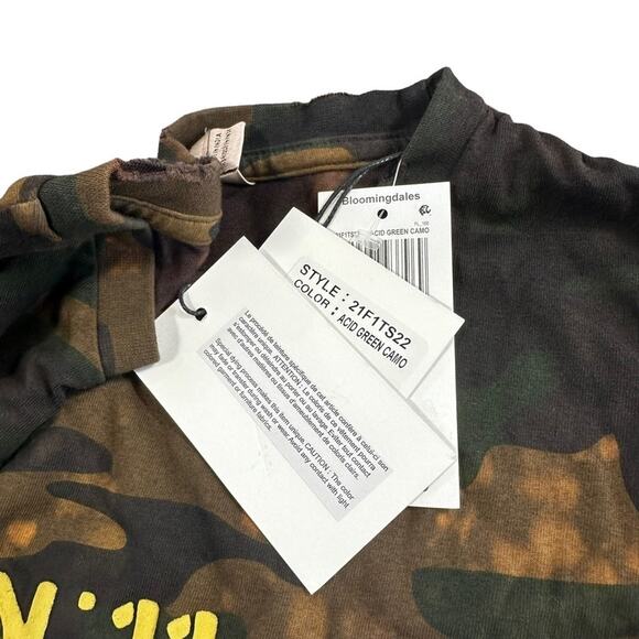 Eleven Paris Men's Two Tone Camo Short Sleeve Tee Size S $70 - Picture 8 of 9